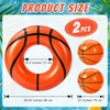 4 Pcs Baseball Inflatable Pool Floats Basketball, Tubes Balls