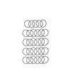 Goody Ouchless Elastic Hair Ties - 50 Ct, Black, 2MM