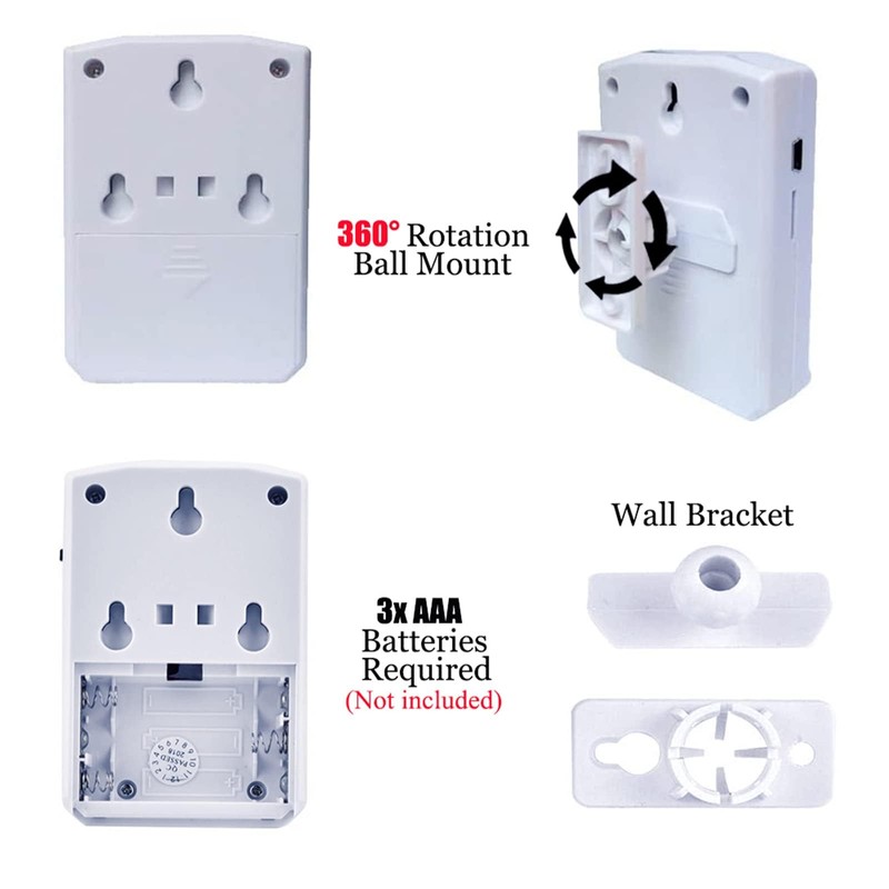 PIR Motion Sensor Activated Sound Player Speaker with USB Cable,