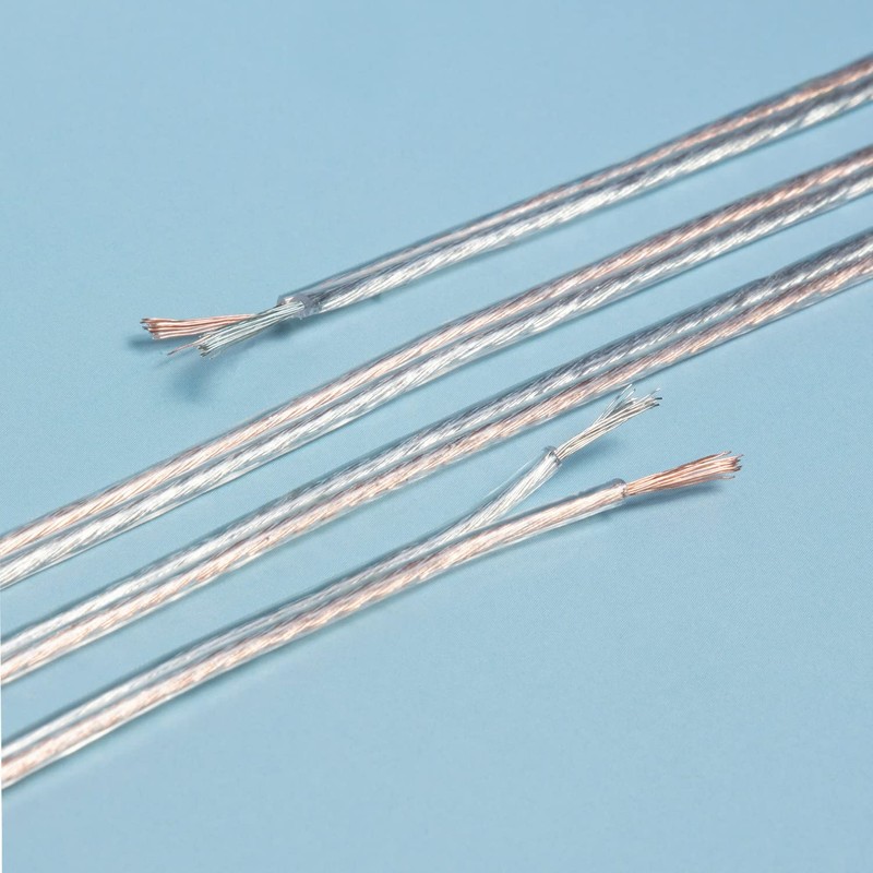 XMSJSIY RCA Speaker Wire Pigtail Bare Cable - Gold Plated