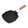 Frying Pan Outdoor Household Folding Beech Handle Energy Saving Non