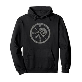 Compass Vinyl Rose Shantycore Symbol Pullover Hoodie