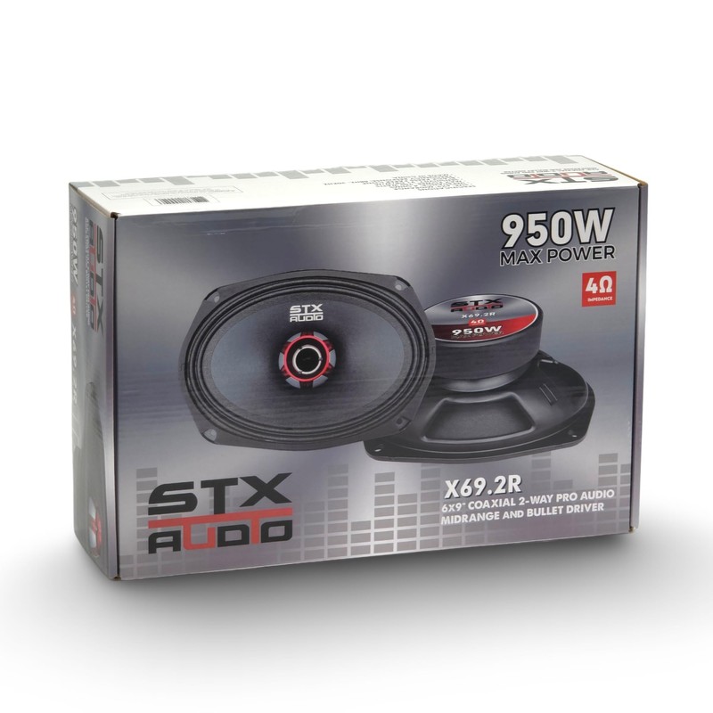 STX Audio X69.2B 6x9 Midrange Speaker, 950 Watts Max Power,