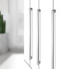 Redunest Cabinet Pulls Brushed Nickel Cabinet Handles Square Drawer Pulls,
