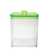 Zak Designs "Meeme Storage Container, Transparent/Green, Medium, 1.4 Litre