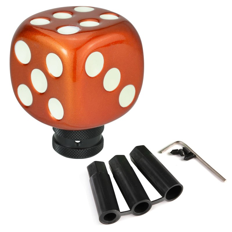 Arenbel Dice Shape Gear Shift Lever Speed Knob Car Shifter