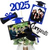 Qinyoung 2025 Graduation Decorations 30 Pcs Glittering Graduation Centerpiece for