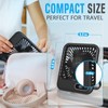 Small Travel Fan For Sleeping, USB-C Rechargeable Battery Powered Personal