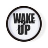 CafePress Wake UP Message 10" Wall Clock for Livingroom, Kitchen,