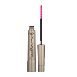 L'Oréal Paris - Máscara alargadora original telescópica Makeup, color negro y marrón, 0.27 onzas líquidas