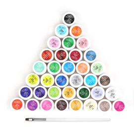 24 Colours UV Gel Nail Polish Anself UV Colour Gel Nail Colours Nail Art UV Gel Colour Gel Nail Polish for Nail Art Nail Design