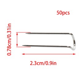 Pocoxll 100 Pcs Sewing U Pins, Versatile Blocking Pins for DIY Crafts, Jewelry Making and Home Decor（23mm）