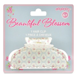 iscream 4" Beautiful Blossoms Claw Hair Clip - White Floral