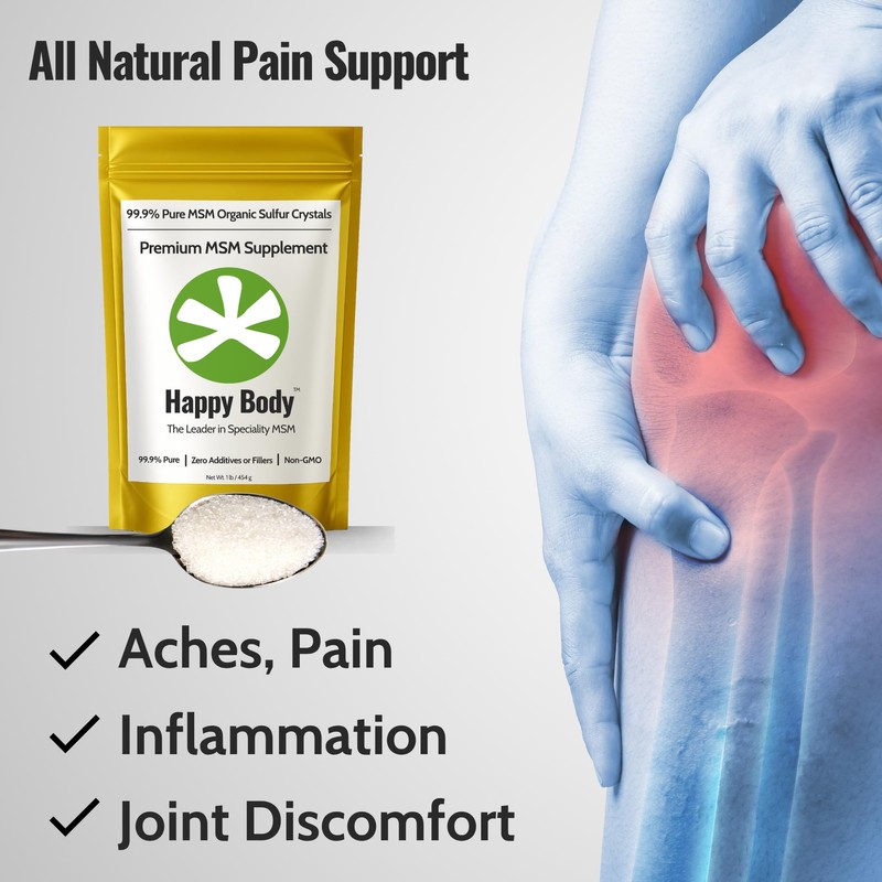 Organic Sulfur Crystals - 99% Pure MSM Crystals, Premium MSM
