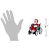 The Bridge Collection Santa in Wheelchair Ornament - Santa Claus