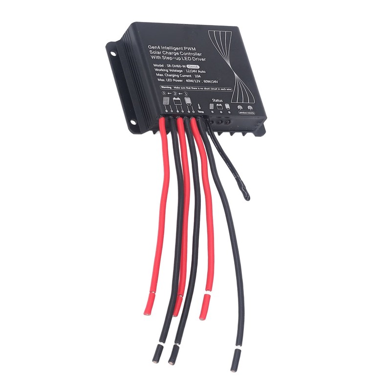 Solar Charge Controller 12V 24V PWM Battery Charging Regulator with