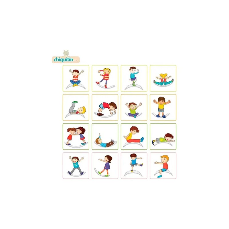Tabla Curva Equilibrio Waldorf Montessori Infantil
