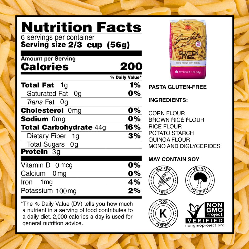 Garofalo - Premium Gluten-Free Casarecce Pasta, Italian Made, Corn, Rice,