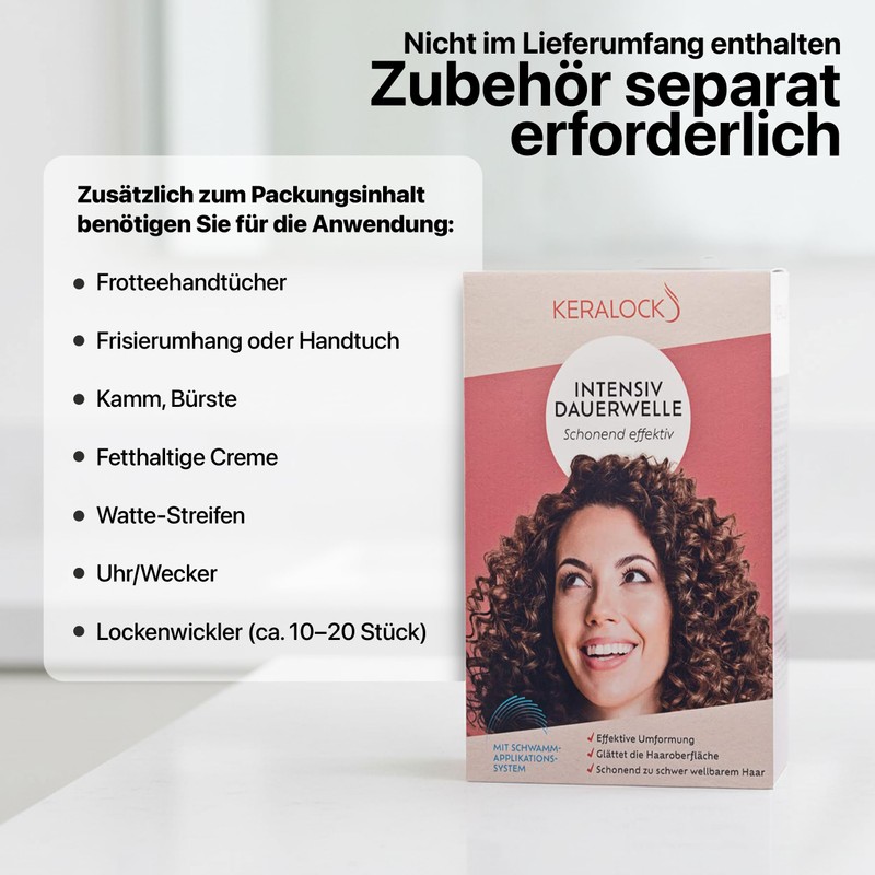 KERALOCK Intensive Perm for Untreated, Hard Wavy Hair - Long