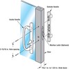 Prime-Line C 12808 Mortise Style Sliding Patio Door Handle Set