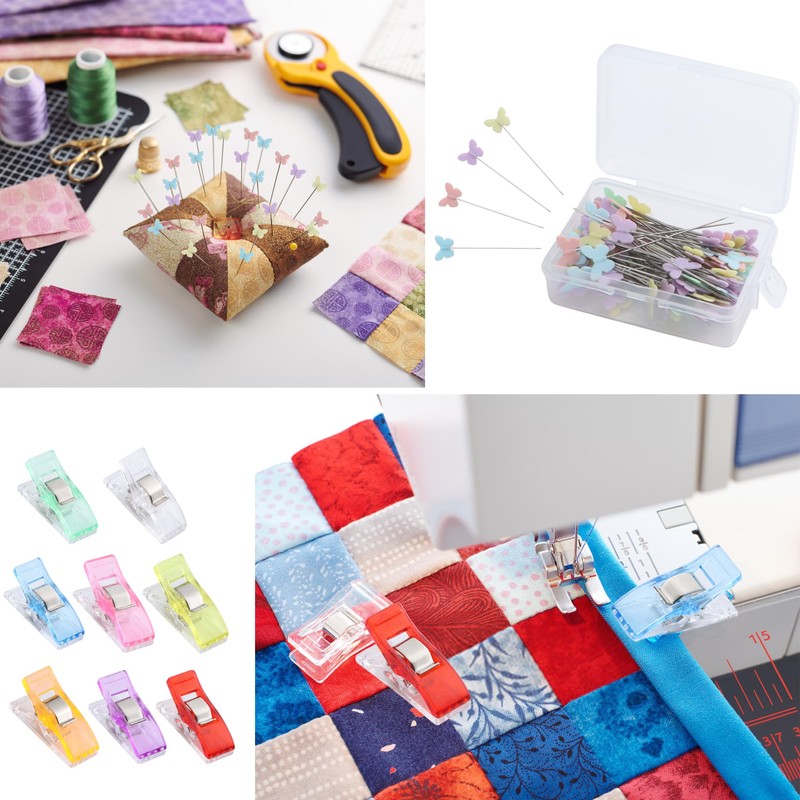 Sewing Clips, Fabric Clips for Sewing, Sewing Accessories, 60 Pieces,