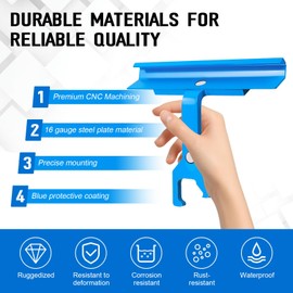Magnetic PPC & PPF Clip, Cleat Tool for Ductwork, 4" Magnetic Clip Cleat Tool for HVAC, Sheet Metal Duct Work Tools for Tight Spaces Efficient HVAC Tools, Easy to Operate, Crimpers