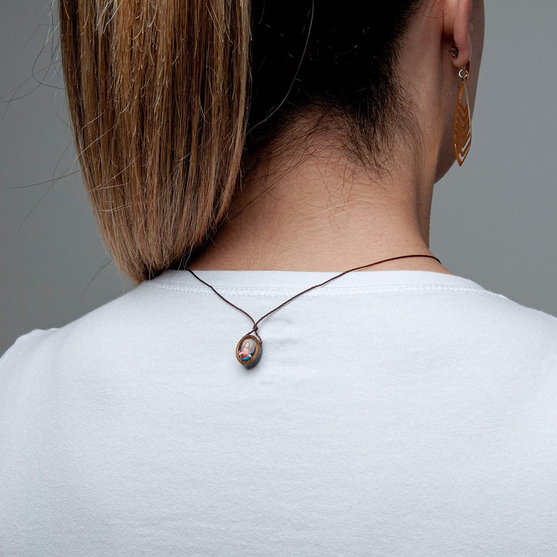 Intercession Catholic Coupler, Wood Resin, na