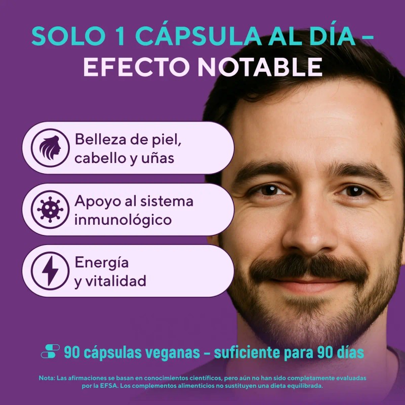 Zinc 50mg Suplint Cápsulas Veganas Selenio Inmunidad Piel Corazón Porciones