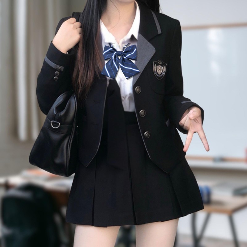 KAMIHO Uniform Ribbon, School Ribbon, Necktie, Jk, Blue, blue
