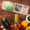 Wooden Cabbage Shredder, Mandoline Slicer for Sauerkraut, Coleslaw. Finger Protection