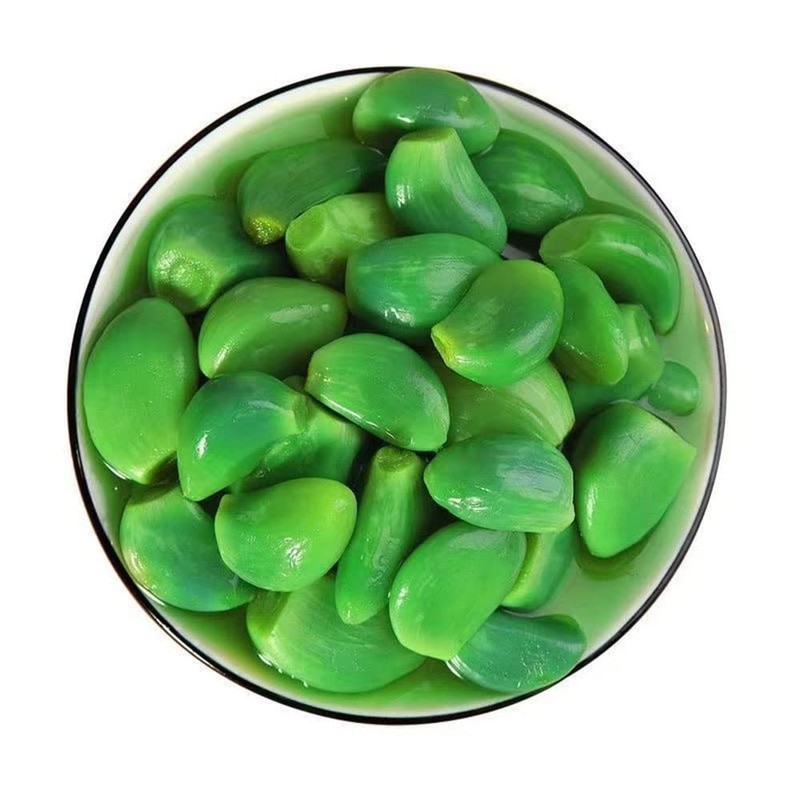 腊八蒜 翡翠绿蒜 新鲜绿蒜,Laba Garlic, Jade Garlic, Fresh Green Garlic Pickled