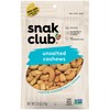 Snak Club Roasted & Unsalted Cashews, 2.5 Ounce (Pack of