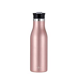 Insulated Flask Drinking Bottle to Go Thermal Flask 0.5 L Pink Matt
