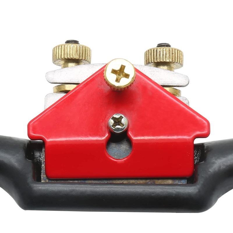 Jiozermi 9" Adjustable Spokeshave with 4 Pcs Replacement Metal Blade,