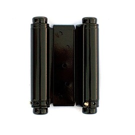 Cafe Door 5" Spring Hinge in Black Double Acting Barrel Spring Hinge with Tension Adjustment for Saloon Western Bar Pub Swinging Cafe Doors