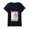 Womens Kawaii Candycore Adorable Anime Girl V-Neck T-Shirt