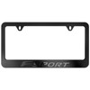 Black License Plate Frame