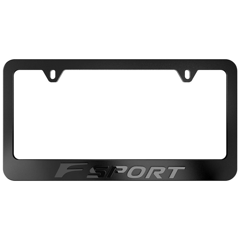 Black License Plate Frame