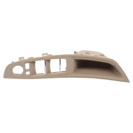 Door Handle Side Door Handles Trim Interior Door Handle Trim Door Armrest Window Switch Cover Pull Handle Frame Inner Handle Holder Handle Shell Door Inner Handle Handle Beige for 5 Series F10 F11 F18