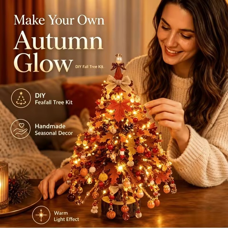 DIY Beaded Christmas Tree Craft Kit for Holiday Decorating –