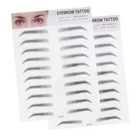 Ipetboom Men Women Eyebrow Transfer Stickers Shaping Tool Full Realistic Brows Needed