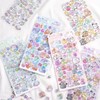 Cute 3D Puffy Stickers Kawaii Resin Animal Cartoon Sticker, Tiny