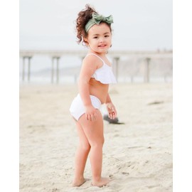 City Threads - Bañador para niña con forro UPF50+, Marino, 16