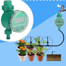 Yosoo Temporizador de riego, de riego Inteligente Temporizador automático del Agua del jardín del LCD del Programador Digital del regulador de la irrigación