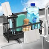 Richenda Kitchen Sink Organiser, Kitchen Sink Caddy with High Brush