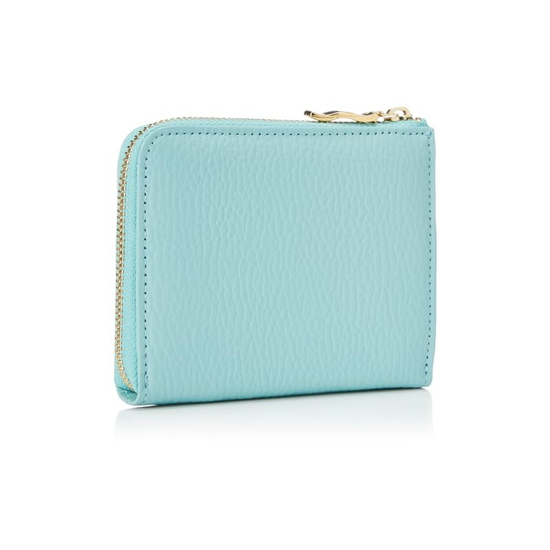 Mozu 16104 L-Shaped Zipper, Thin Mini Wallet, Unisex, Unisex, Bifold