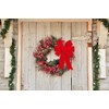 DHRUTI Christmas Bow, Christmas Red Bow, Christmas Tree Bows, Large