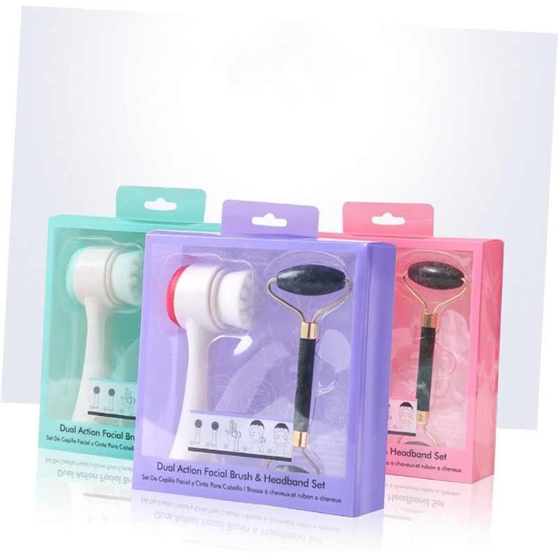 2piezas y Rodillo De Masaje Kit De Limpieza Facial Profesional