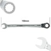 Seshin Buffalo 8mm Ratchet Spanner Steel Fixed Head Gear Wrench