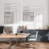 U Brands Magnetic Dry Erase Calendar Whiteboard for Wall, 20"x16",